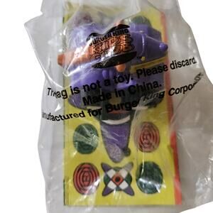 1994 Burger King Kids Club Toy Purple Dino Crawlers New in Package